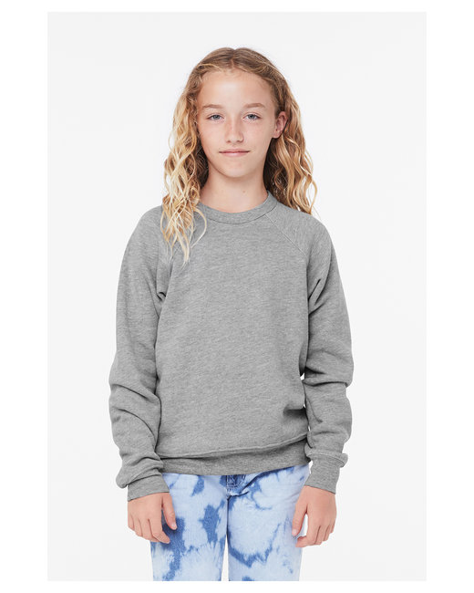 Bella + Canvas Youth Sponge Fleece Raglan Sweatshirt