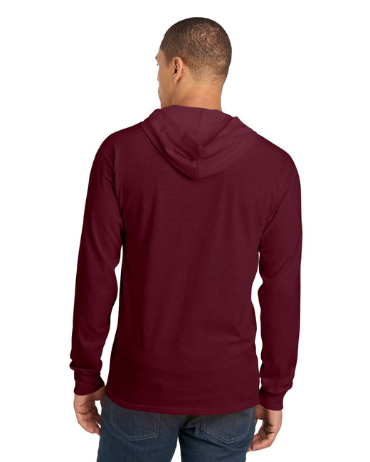 Fruit of the Loom Men's HD Cotton™ Jersey Hooded T-Shirt | alphabroder