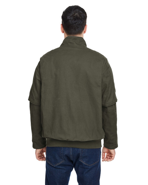 Dri Duck Men's Force Canvas Bomber Jacket | alphabroder