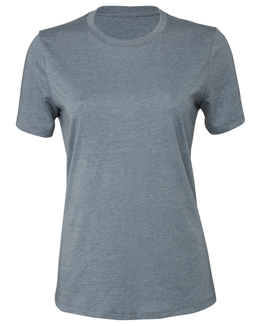 Bella + Canvas Ladies' Relaxed Heather CVC Short-Sleeve T-Shirt | US ...