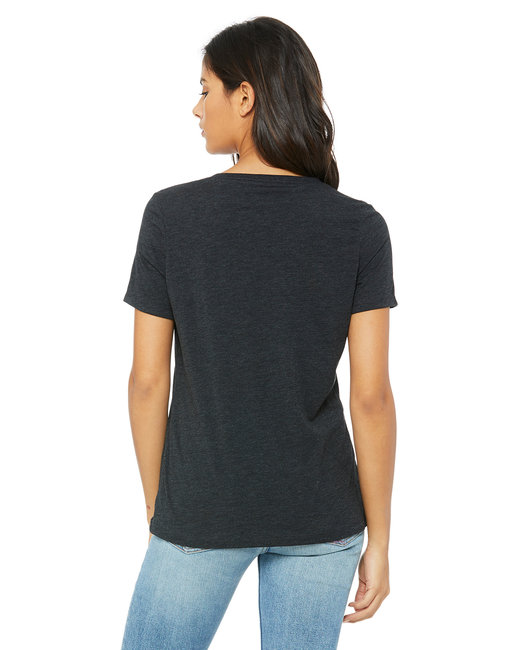 Bella + Canvas Ladies' Relaxed Triblend V-Neck T-Shirt | US Generic Non ...