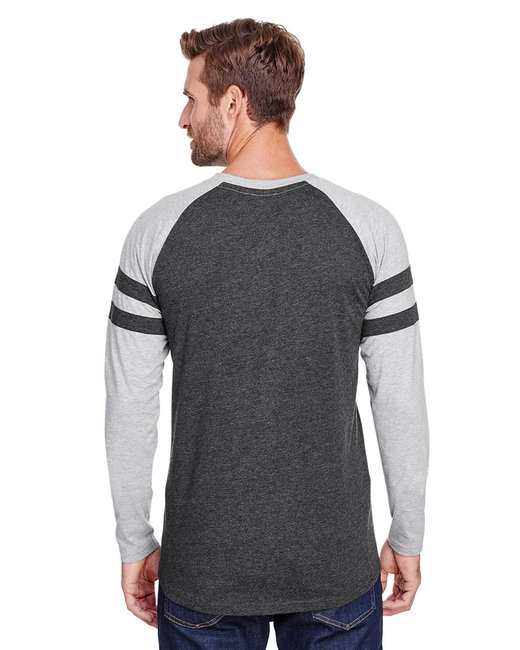 LAT Men's Gameday Mash-Up Long Sleeve Fine Jersey T-Shirt | alphabroder