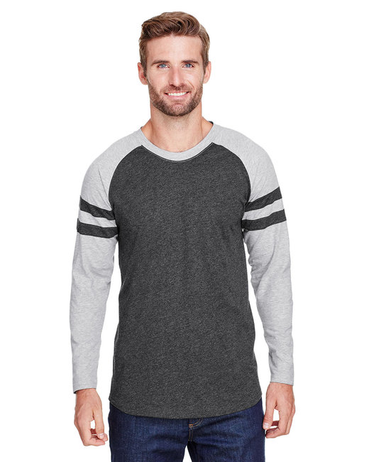 LAT Men's Gameday Mash-Up Long Sleeve Fine Jersey T-Shirt | alphabroder