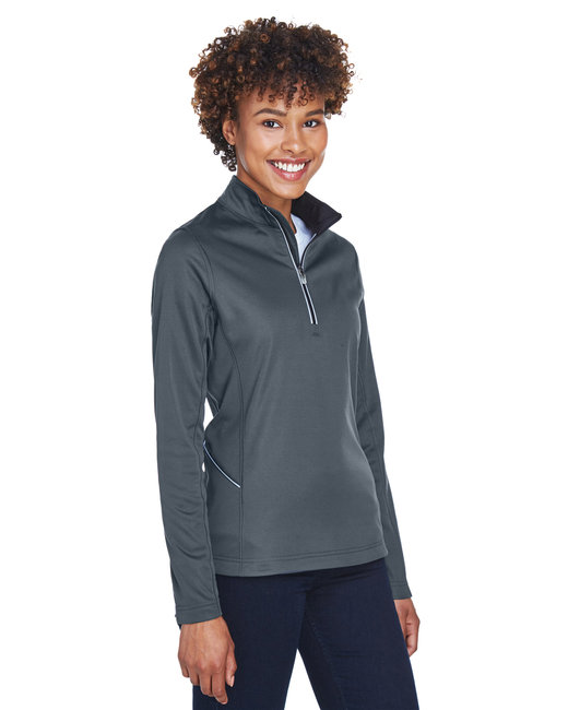 UltraClub Ladies' Cool & Dry Sport Quarter-Zip Pullover | alphabroder