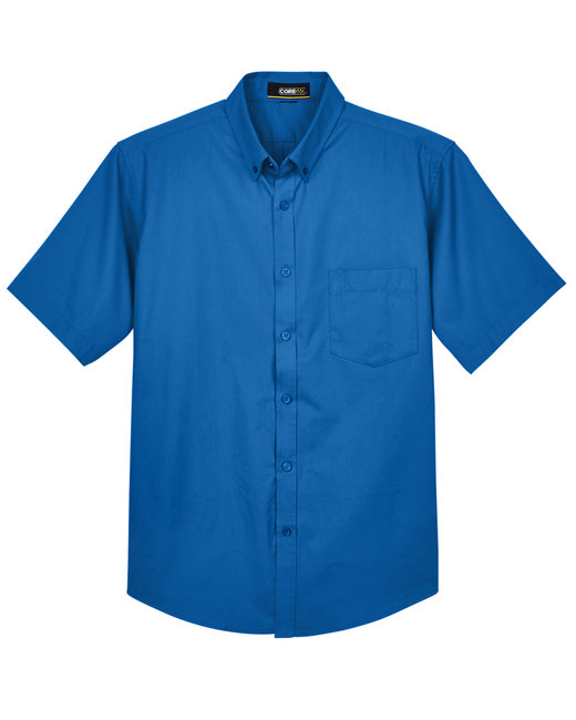 CORE365 Men's Optimum Short-Sleeve Twill Shirt | alphabroder