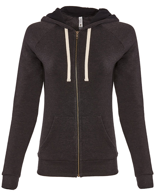 Next Level Apparel Ladies' PCH Raglan Zip Hoodie | alphabroder