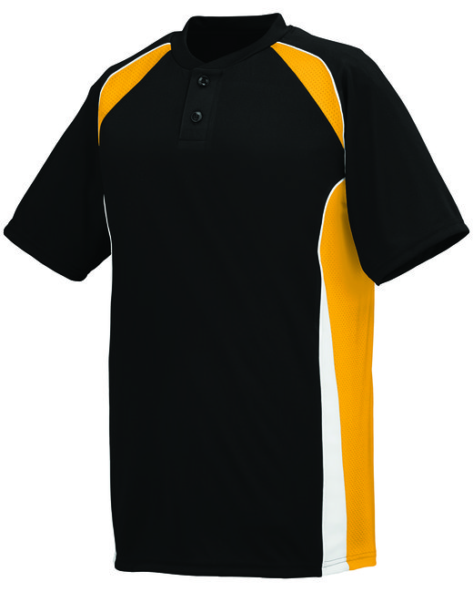 Augusta Sportswear 1660 Slugger Jersey - Black/ Gold S