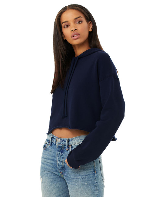 Bella + Canvas Ladies' Cropped Fleece Hoodie | alphabroder