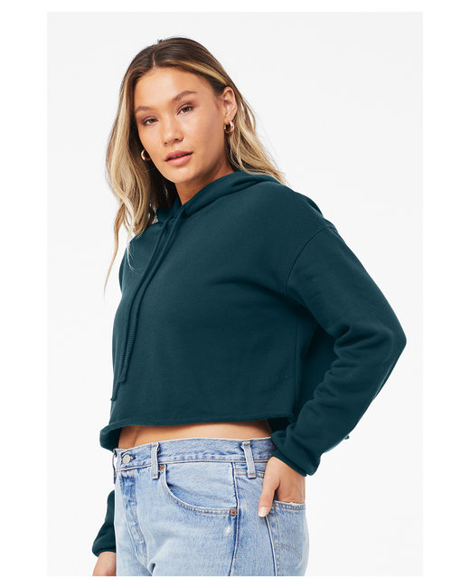 Bella + Canvas Ladies' Cropped Fleece Hoodie | alphabroder