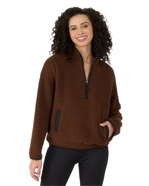 Boxercraft Ladies' Everest Pile Fleece Half-Zip Pullover | Alphabroder