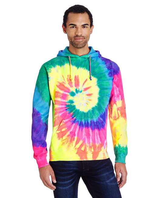 Tie-Dye Adult Tie-Dyed Pullover Hooded Sweatshirt | alphabroder