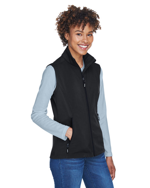 CORE365 Ladies' Cruise Two-Layer Fleece Bonded Soft Shell Vest ...