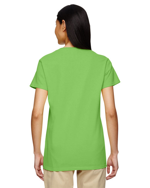 Gildan Ladies Heavy Cotton™ V Neck T Shirt Alphabroder