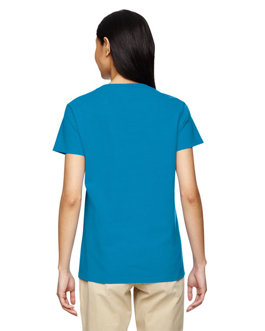 Gildan Ladies Heavy Cotton™ V Neck T Shirt Alphabroder