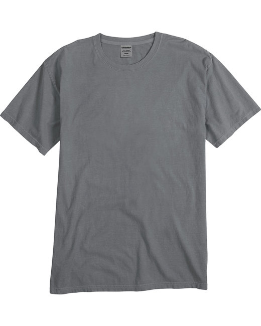 ComfortWash by Hanes Men's Garment-Dyed T-Shirt CONCRETE FlatFront