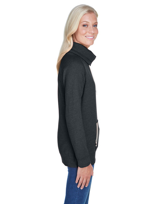 J America Ladies' Relay Cowl Neck | alphabroder