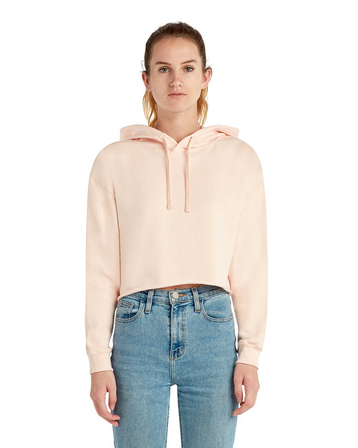 Lane Seven Ladies' Cropped Fleece Hoodie | alphabroder