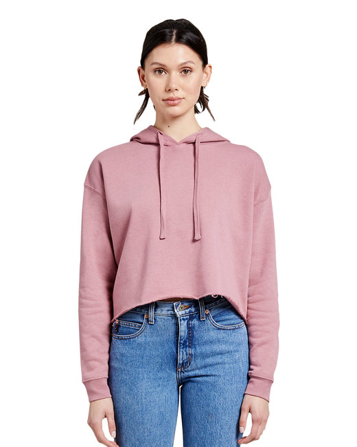 Lane Seven Ladies' Cropped Fleece Hoodie | alphabroder