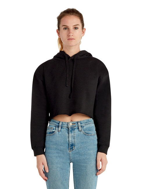 Lane Seven Ladies' Cropped Fleece Hoodie | alphabroder