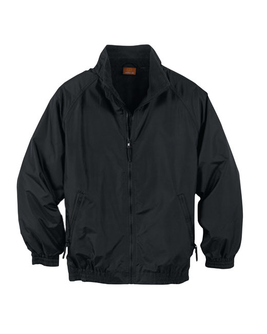 Harriton Adult Fleece-Lined Nylon Jacket | US Generic Non-Priced