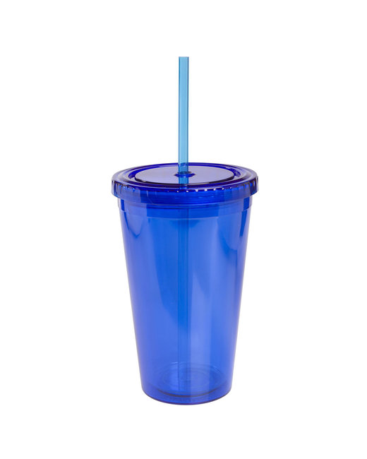 Prime Line 16oz Double Wall Cool Acrylic Tumbler | US Generic Non-Priced