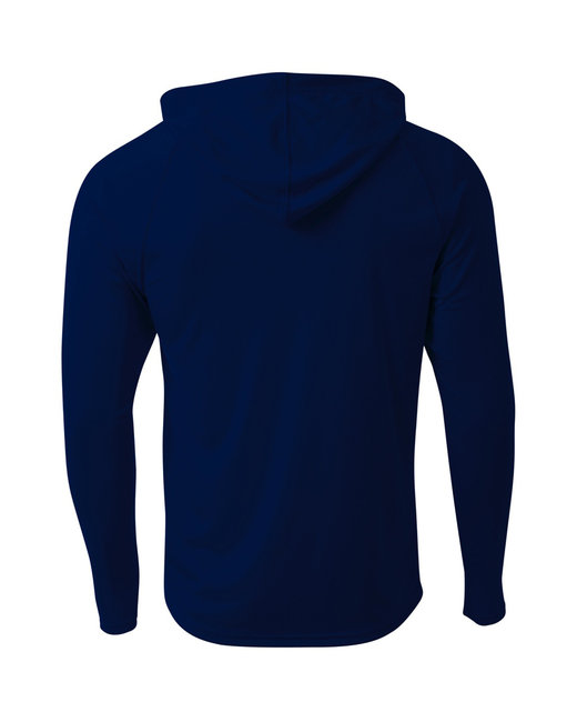A4 Men's Cooling Performance Long-Sleeve Hooded T-shirt | alphabroder