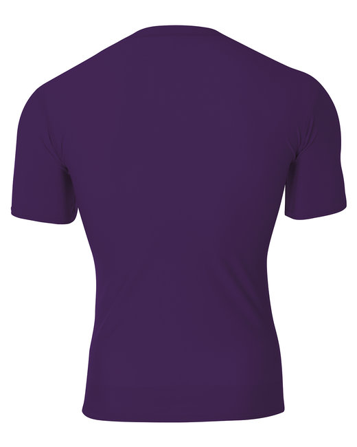 A4 Youth Short Sleeve Compression T-Shirt | alphabroder