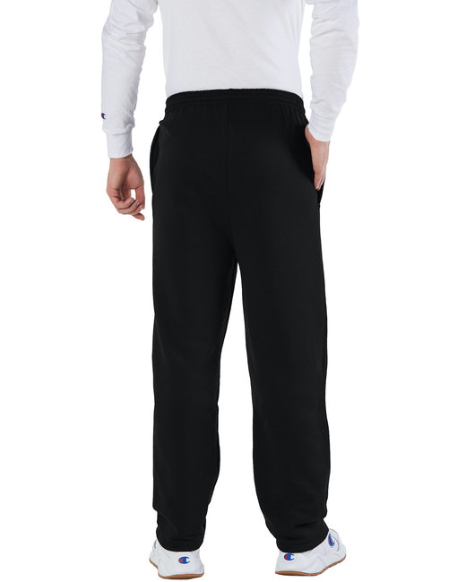 Champion Adult Powerblend® Open Bottom Fleece Pant With Pockets Alphabroder