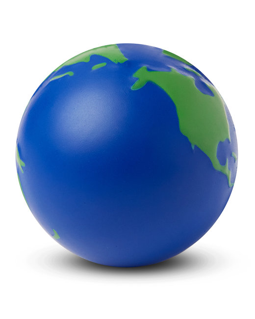 Prime Line Globe Earth Shape Stress Ball | Alphabroder