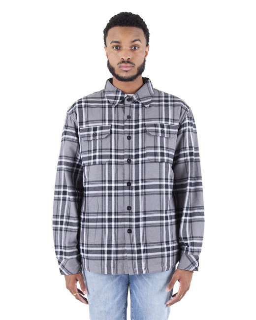 Shaka Wear Men's Plaid Flannel Jacket | alphabroder