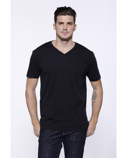 StarTee Men's CVC V-Neck T-Shirt | alphabroder