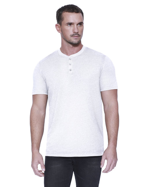 StarTee Men's CVC Henley T-Shirt | alphabroder