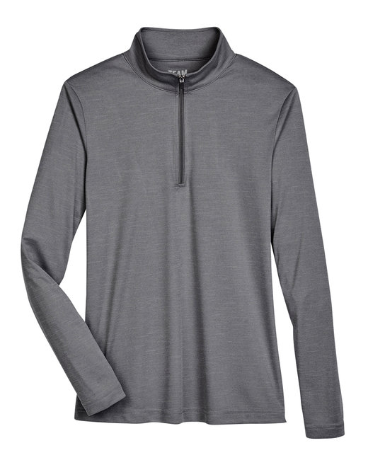 Team 365 Ladies' Zone Sonic Heather Performance Quarter-Zip | 4 Branded ...