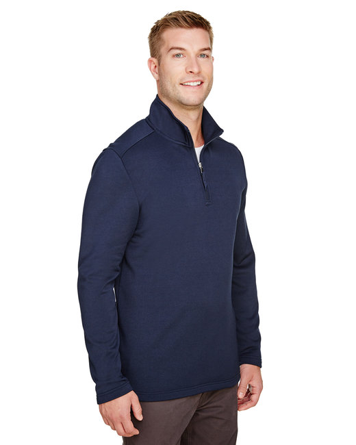 UltraClub Men's Coastal Pique Fleece Quarter-Zip | alphabroder