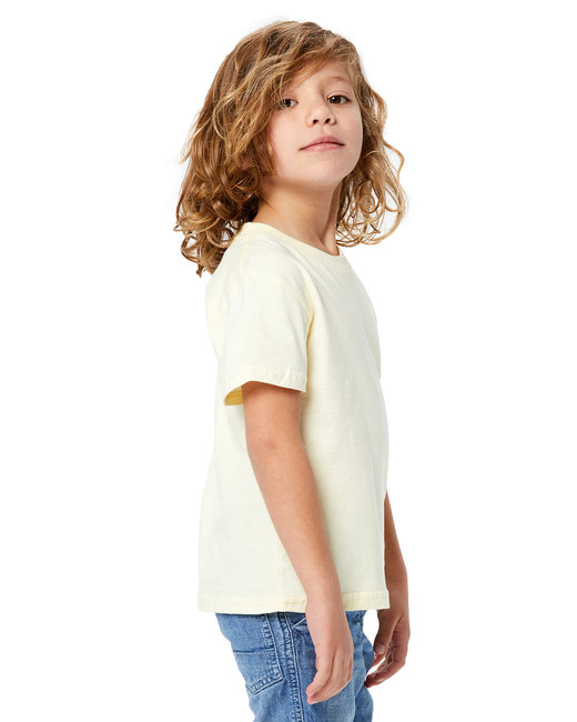 US Blanks Toddler Organic Cotton Crewneck T-Shirt | alphabroder