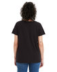 Alternative Ladies' Rocker Garment-Dyed Distressed T-Shirt black ModelBack