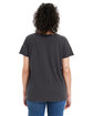 Alternative Ladies' Rocker Garment-Dyed Distressed T-Shirt coal pigment ModelBack