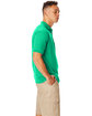 Hanes Adult EcoSmart Jersey Knit Polo kelly green ModelSide