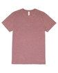 Threadfast Apparel Unisex Ultimate CVC T-Shirt maroon heather FlatFront