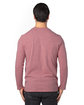 Threadfast Apparel Unisex Ultimate CVC Long-Sleeve T-Shirt maroon heather ModelBack