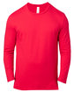 Threadfast Apparel Unisex Ultimate CVC Long-Sleeve T-Shirt red OFFront