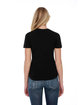 StarTee Ladies' Cotton Perfect T-Shirt black ModelBack