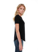 StarTee Ladies' Cotton Perfect T-Shirt black ModelSide