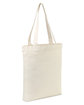 Gemline Aware Recycled Cotton Gusset Bottom Tote natural ModelQrt