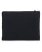 Gemline Aware Recycled Cotton Zippered Pouch black ModelBack