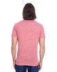 Threadfast Apparel Unisex Triblend Short-Sleeve T-Shirt red triblend ModelBack