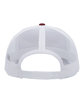 Pacific Headwear Trucker Snapback Hat cardinal/ white ModelBack