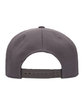 Flexfit Adult Wool Blend SnapbackCap dark grey ModelBack