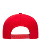 Flexfit Adult Wool Blend SnapbackCap red ModelBack