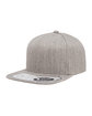 Flexfit Adult Wool Blend SnapbackCap heather grey ModelQrt